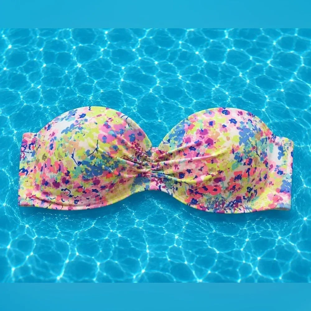 Victoria’s Secret Sz 34C Bikini Top EUC No Strap